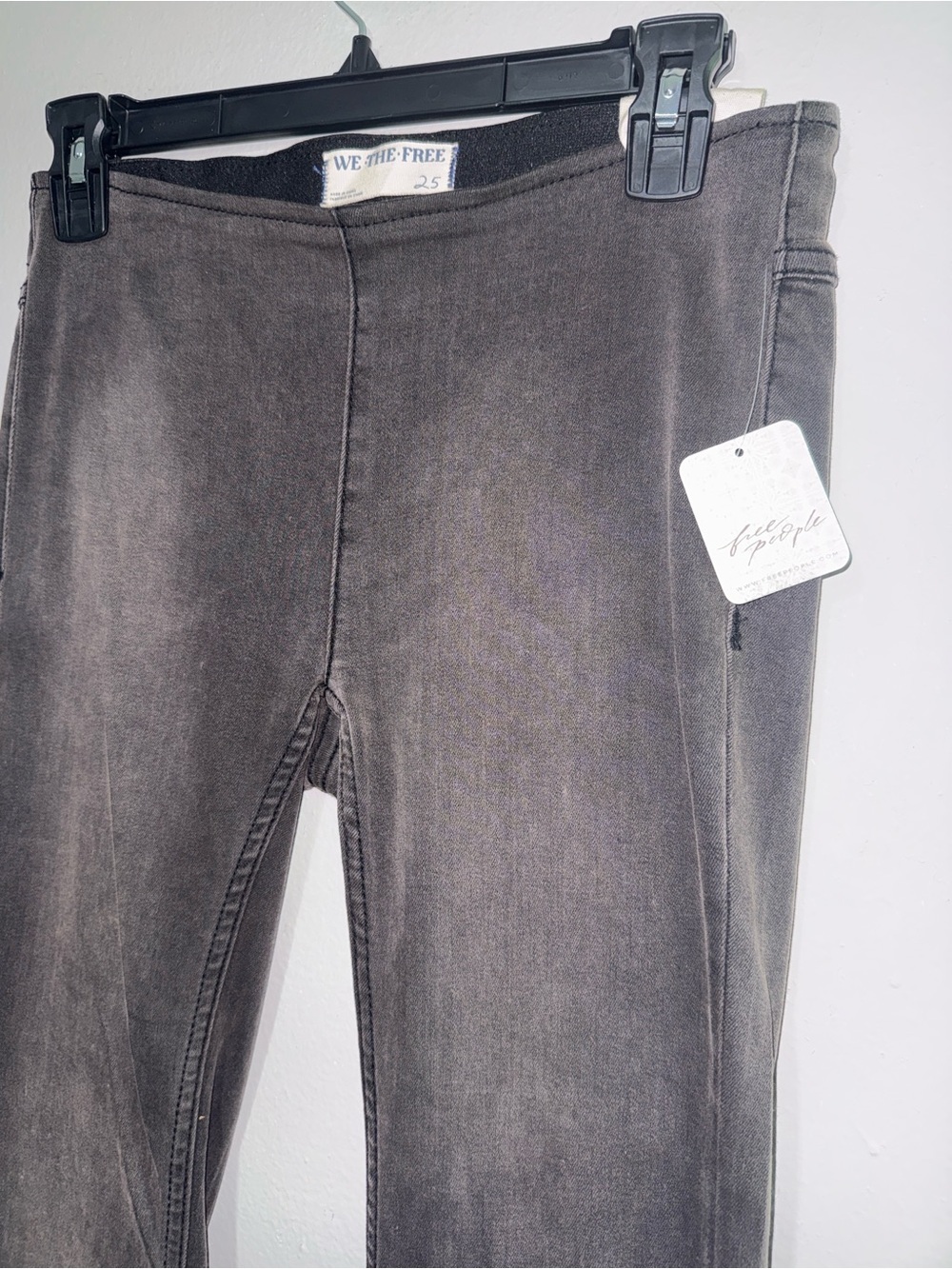 We The Free Washed Charcoal Stretch Pants